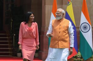 Acting President of Venezuela Delcy Rodriguez visits India